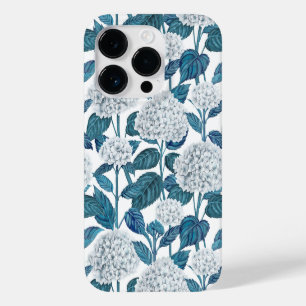 Funda Para iPhone 14 Pro De Case-Mate Hortensia blanca acuarela