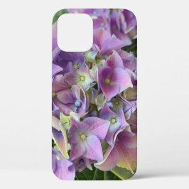 Funda Para iPhone 12 Hortensia lila claro