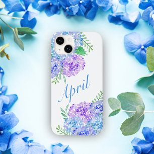 Funda Para iPhone 14 Plus De Case-Mate Hortensias Acuarela Chic Floral 