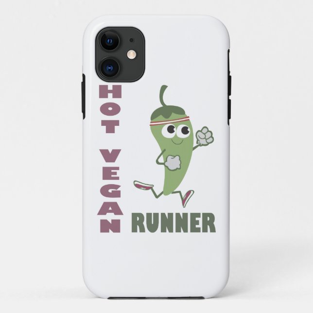 Funda De Case-Mate Para iPhone Hot Vegan Runner (Reverso)
