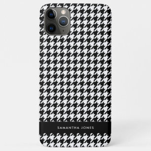 Funda Para iPhone 11 Pro Max Hounds Tooth Personalizado