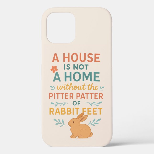 Funda De Case-Mate Para iPhone House pitter patter rabbit feet (Reverso )