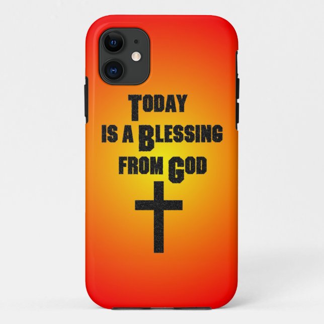 Funda De Case-Mate Para iPhone Hoy es una bendición de Dios (Reverso)