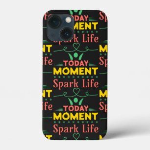 Funda Para iPhone 13 Mini Hoy, momento, vida de chispa