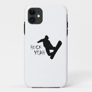  Funda divertida para iPhone 11 para snowboard para