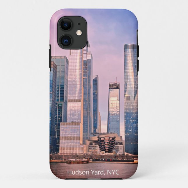 Funda De Case-Mate Para iPhone Hudson Yard Manhattan New York Cityscape (Reverso)