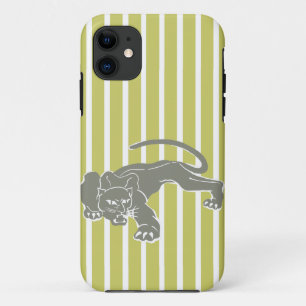 Funda Para iPhone 11 Huelga de Safari de Khaki con Leopard