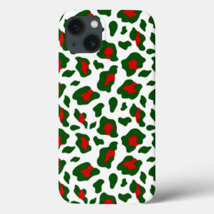 Funda Para iPhone 13 huella de leopardo de los navidades feos