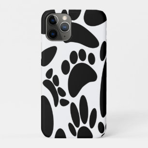 Funda Para iPhone 11 Pro Huella de perro abstracta