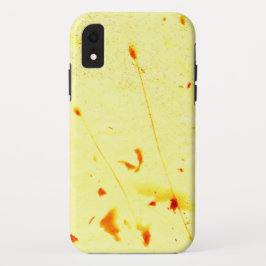 Funda Para iPhone XR Huella solar de tallos de amapola secos