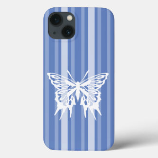 Funda Para iPhone 13 Huella victoriana del Danubio con mariposa
