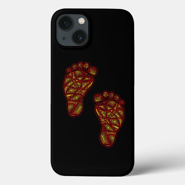 Funda De Case-Mate Para iPhone Huellas de Bebé (Reverso)
