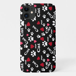 Funda Para iPhone 11 Huellas de gato