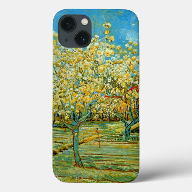 Funda De Case-Mate Para iPhone Huerto en flor de Vincent van Gogh (Reverso)