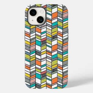 Funda Para iPhone 14 De Case-Mate Hueso de arenque moderno de mediados del siglo