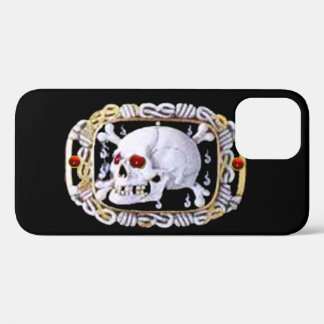 FUNDA PARA iPhone 12 HUESOS CRUZADOS Y CRUZADOS RUBY RENAISSANCE JEWEL
