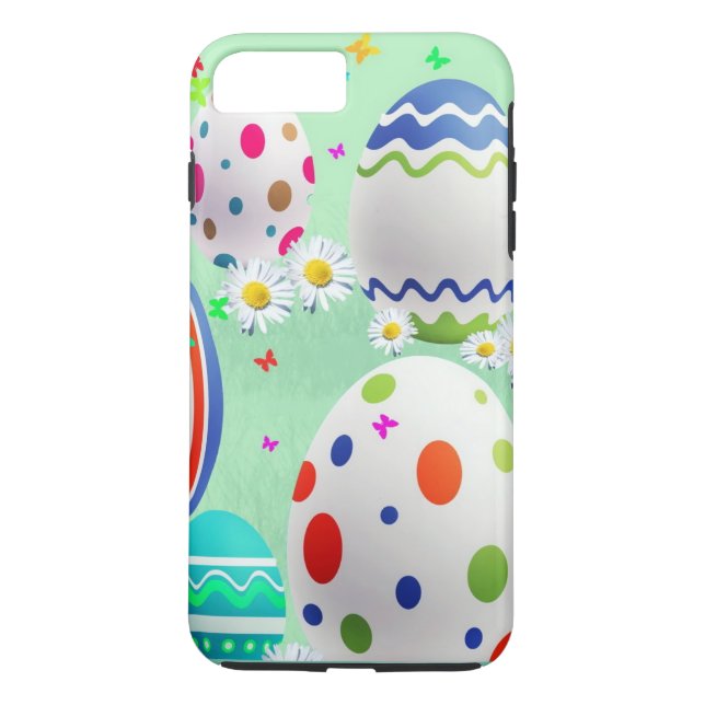 Funda De Case-Mate Para iPhone Huevos de Pascua (Reverso)