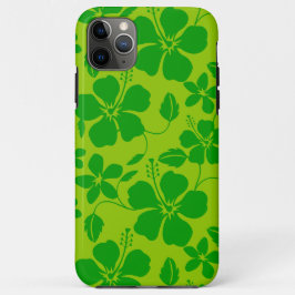 FUNDA PARA iPhone 11 PRO MAX HULA HAWAIANA (HIBISCO) LIMÓN LIMA