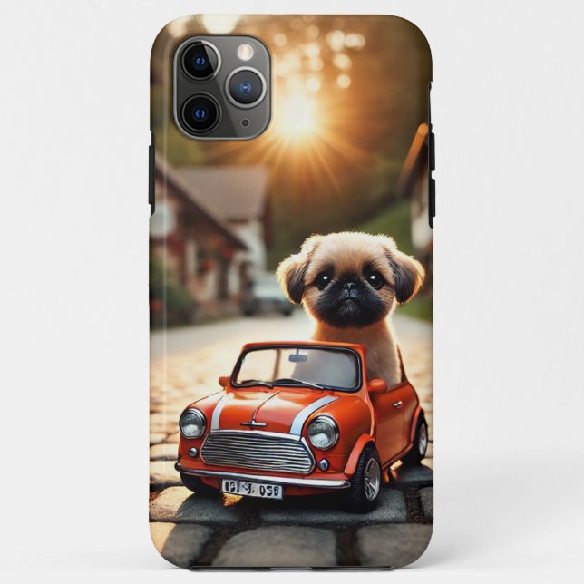 Funda De Case-Mate Para iPhone Hülle mit Mops und Mini Morris (Reverso)
