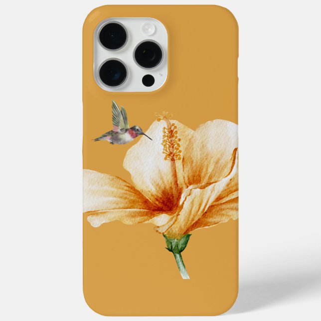 Funda De Case-Mate Para iPhone Hummingbird e Hibiscus (Reverso )