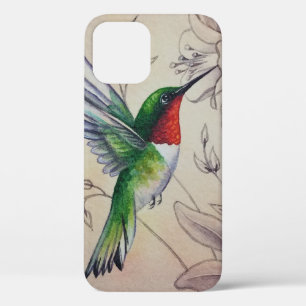 Funda Para iPhone 12 Hummingbird No. 6 Watercolor Art