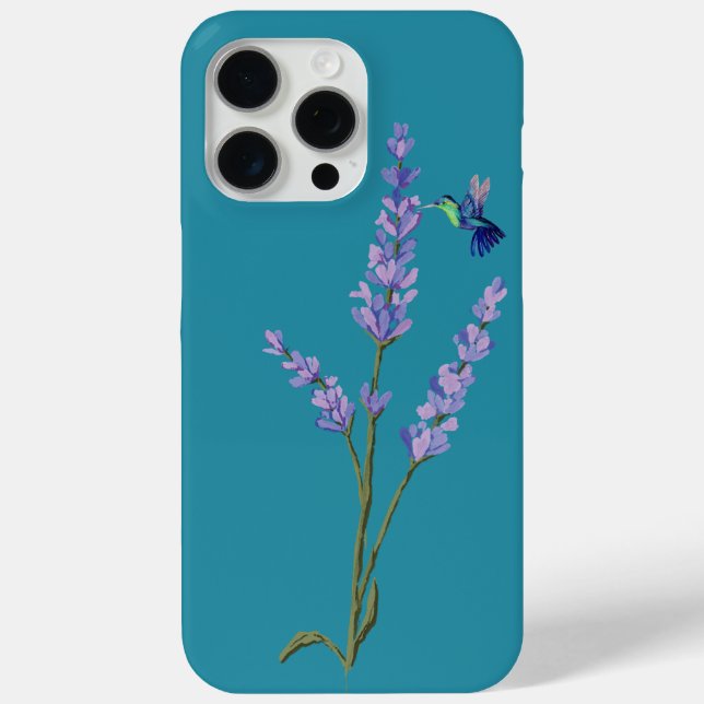 Funda De Case-Mate Para iPhone Hummingbird y Lavender (Reverso )