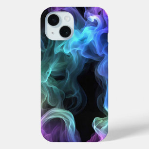 Funda Para iPhone 15 Humo iridiscente en negro