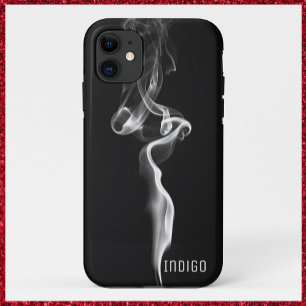 Funda Para iPhone 11 Humo negro y gris elegante