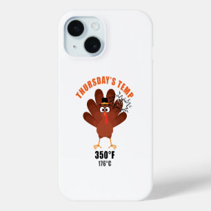 Funda Para iPhone 15 Humor de Acción de Gracias Chiste Divertido de Pav