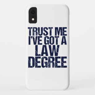 Funda Para iPhone XR Humor del abogado de Trust Me