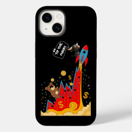 Funda Para iPhone 14 De Case-Mate Humor del mercado de criptomonedas y acciones