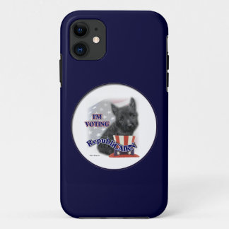 Funda Para iPhone 11 Humor político de Cairn Terrier