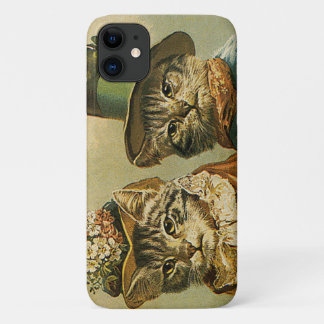 Funda Para iPhone 11 Humor vintage, novia victoriana engorda gatos en G