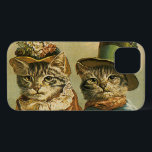 title_seo2 Humor vintage, novia victoriana engorda gatos en G<br><div class="desc">Imagen de humor divertida de ilustracion de época que muestra a gatos tabby victorianos con gorras. Un diseño boda mascota amoroso y romántico con una novia y un novio. La novia lleva puesto un elegante gorra floral y el gato del novio lleva un elegante sombrero formal.</div>