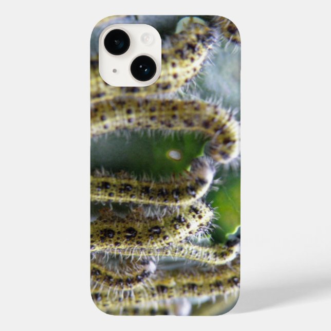 Funda De Case-Mate Para iPhone Hunbage Cabbage White Caterpillar (Reverso )