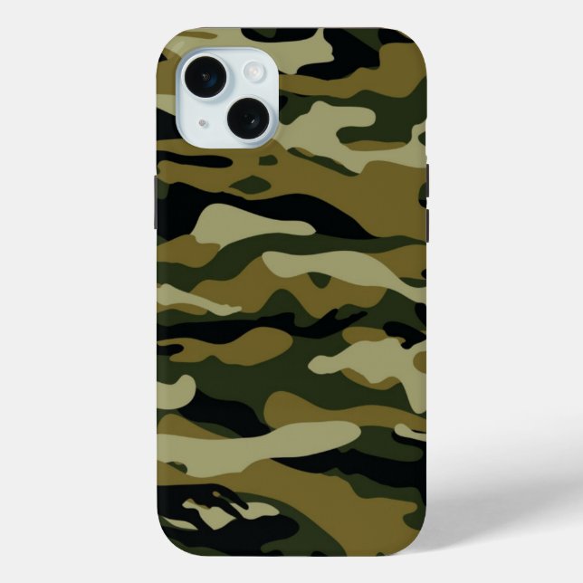 Funda De Case-Mate Para iPhone Hunter Green Camo (Reverso )