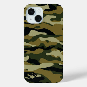 Funda Para iPhone 15 Hunter Green Camo