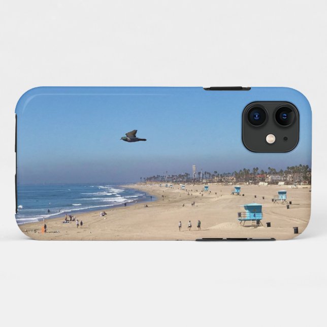 Funda De Case-Mate Para iPhone Huntington Beach, California (Reverso (horizontal))