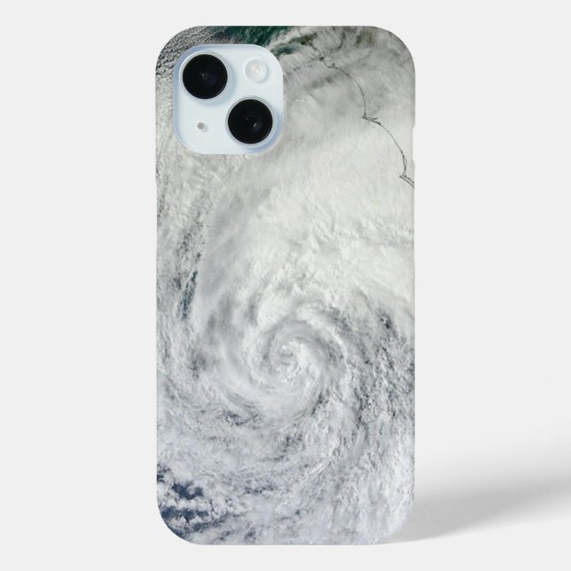 Funda De Case-Mate Para iPhone Huracán Sandy desde arriba (Reverso )