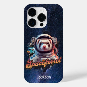 Funda Para iPhone 14 Pro De Case-Mate Hurón en traje espacial y estrellas
