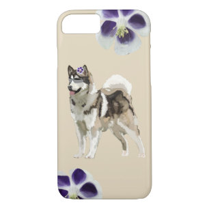 Funda Para iPhone 8/7 Husky Dog Art Apple iPhone 8/7, apenas ahí