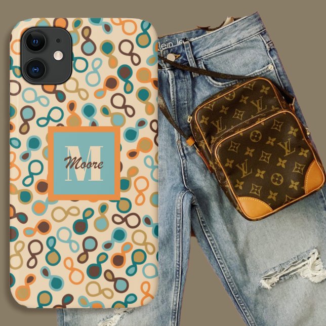 Funda De Case-Mate Para iPhone Hybrid Paisley - Estuche de teléfono retro oscuro (Hybrid Paisley – Dark Retro Phone Case)