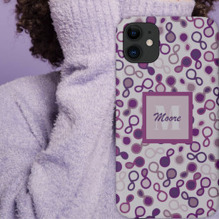 Funda Para iPhone 11 Hybrid Paisley - Estuche de teléfono violeta púrpu