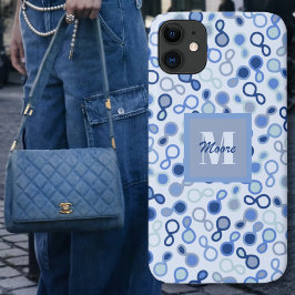 Funda Para iPhone 11 Hybrid Paisley - Estuche para teléfono azul Ombre