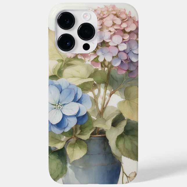 Funda De Case-Mate Para iPhone Hydrangea (Reverso)