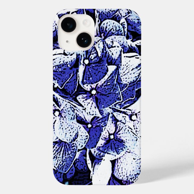 Funda De Case-Mate Para iPhone Hydrangea (Reverso )
