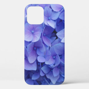 Funda Para iPhone 12 Hydrangea azul