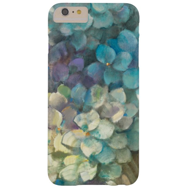 Funda De Case-Mate Para iPhone Hydrangea de la turquesa (Reverso)