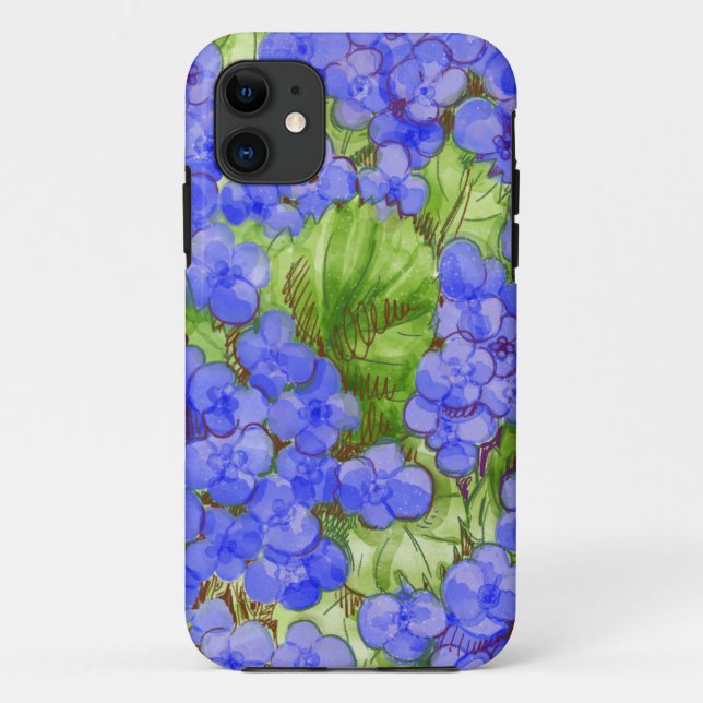 Funda De Case-Mate Para iPhone Hydrangeas (Reverso)