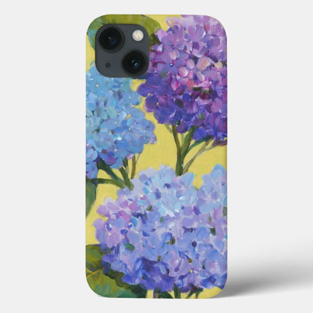 Funda De Case-Mate Para iPhone Hydrangeas de primavera (Reverso)